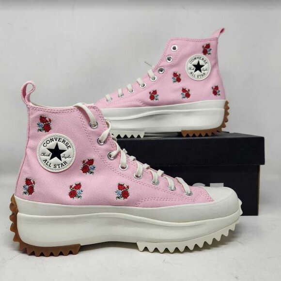 New women´s 10.5 Converse Run Star Hike Hi embroidered...